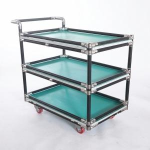 Anti-static-ESD-trolleys-carts-stainless steel-racks-green-Easily-Assemblable-for-EPA