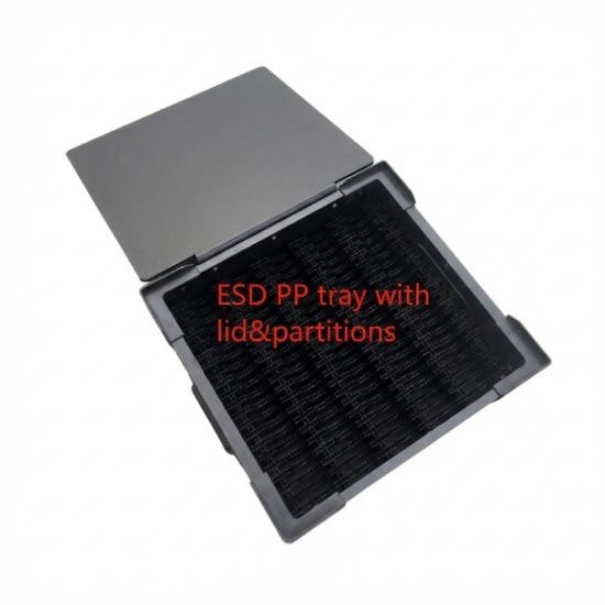 Black Anti-static Corrugated Boxes, Trays